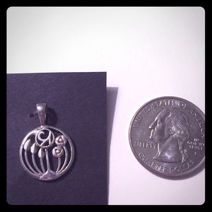 Charles Rennie Mackintosh Rose & tulip Pendent